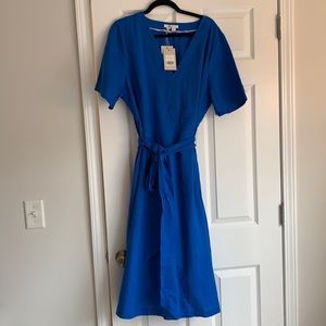 NWT Short Sleeved Blue Boden Dress